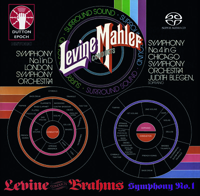 James Levine conducts Mahler & Brahms - Symphonies Nos. 1 & 4 - 2CDLX7344