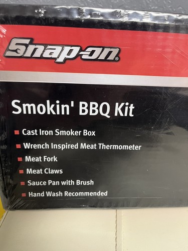 Snap-On Tools Smoking BBQ Kit-Meat Claws -Thermometer -Smoke Box And More - Picture 2 of 2