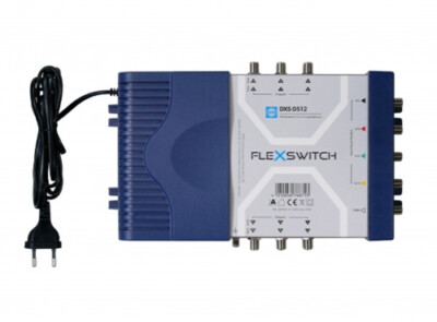 WISI DXS 0512 Multischalter 5 in 12 : 12 Teilnehmer : Standalone : 1 Satellit