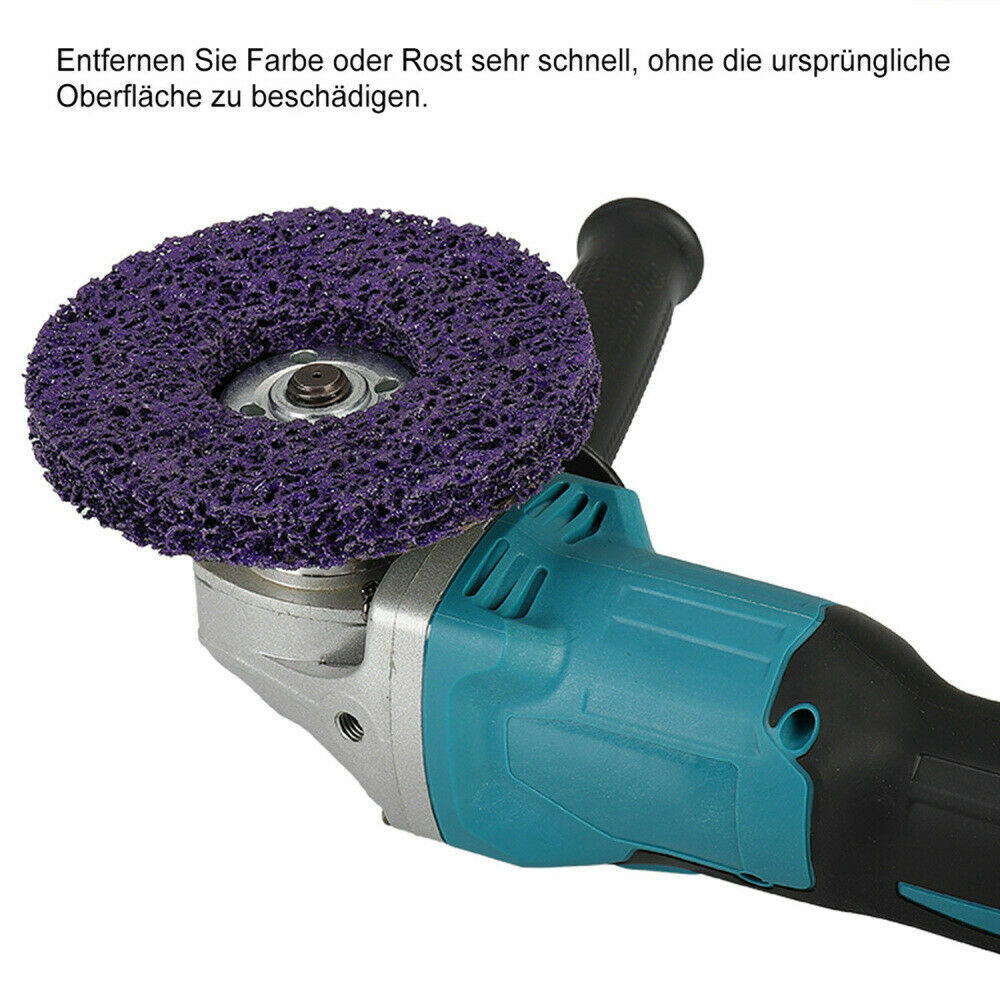 5 Stück CSD Schleifscheiben 100mm Für Winkelschleifer - Nylon Reinigungsscheiben Set