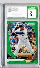 2020 Panini Prizm Lorenzo Cain Green CSG 9   