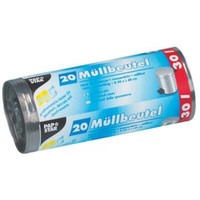 Papstar MüLleimerbeutel Ldpe, 30 Liter, Grau 20 StüCk