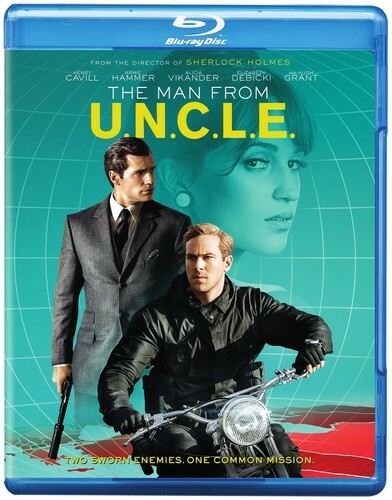 The Man from U.N.C.L.E. Blu-ray Henry Cavill Armie Hammer Action Thriller DVD Very Good