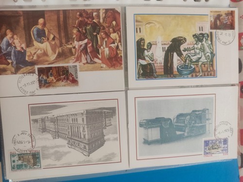 24 FDC Italia anni 970, su cartoline dedicate. Ottime condizioni - Foto 5 di 6