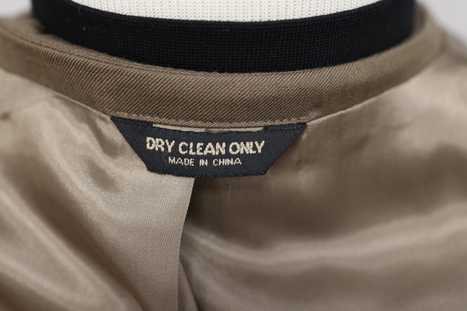 CHAPS mens solid brown 100% WOOL two button sport… - image 14