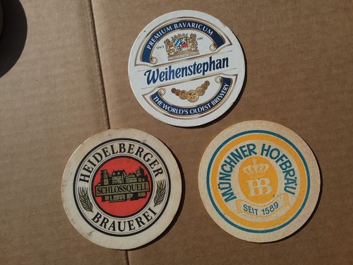 Lot 13 Vintage Paper Coasters German Breweriana Hofbrau Advertise Collect Decor - Picture 3 of 3