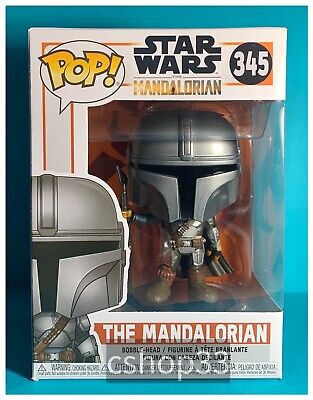 Details about   Star Wars The Mandalorian Funko Pop #345 Gun To The Side