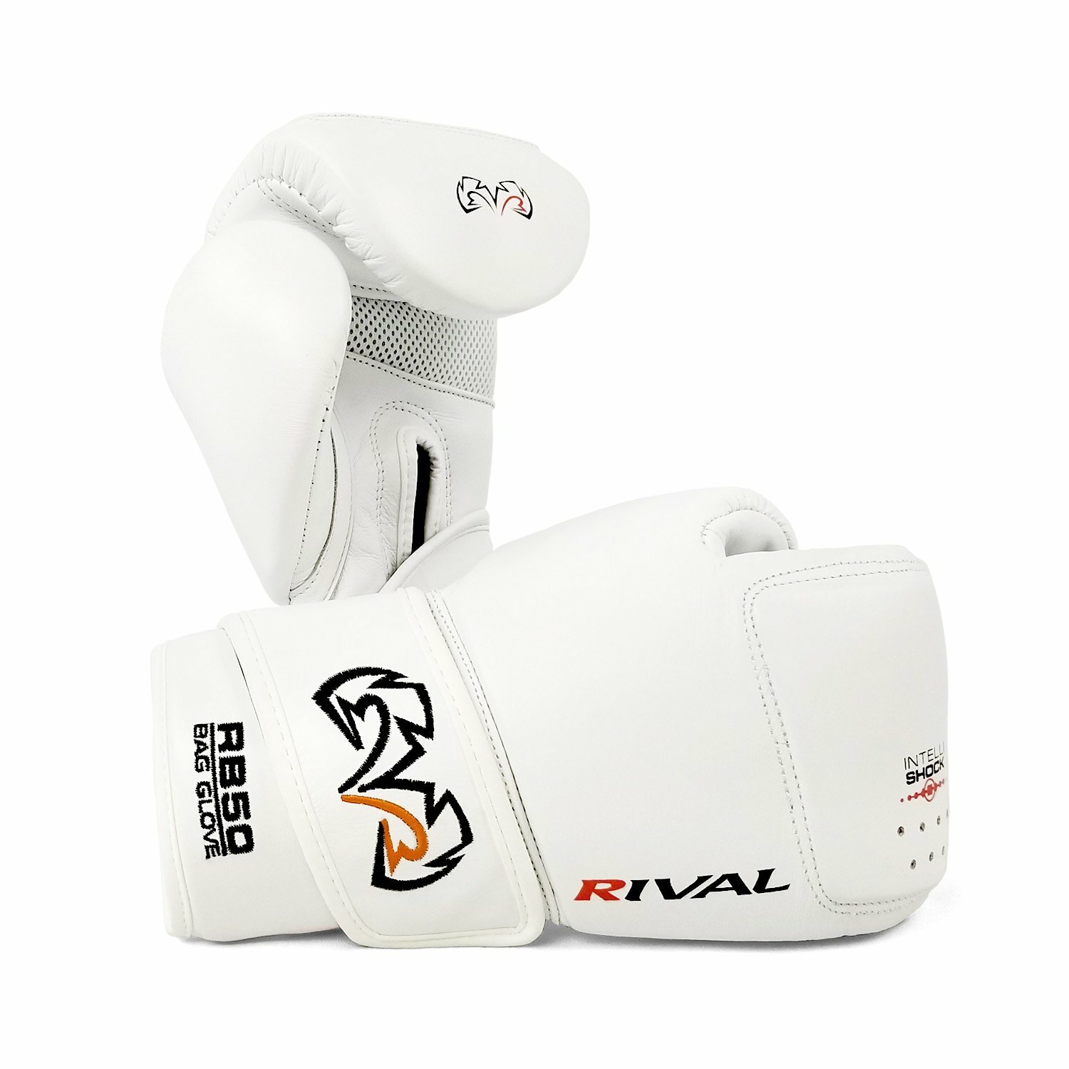 Rival Boxing RB50 Intelli-Shock Compact Bag Gloves White