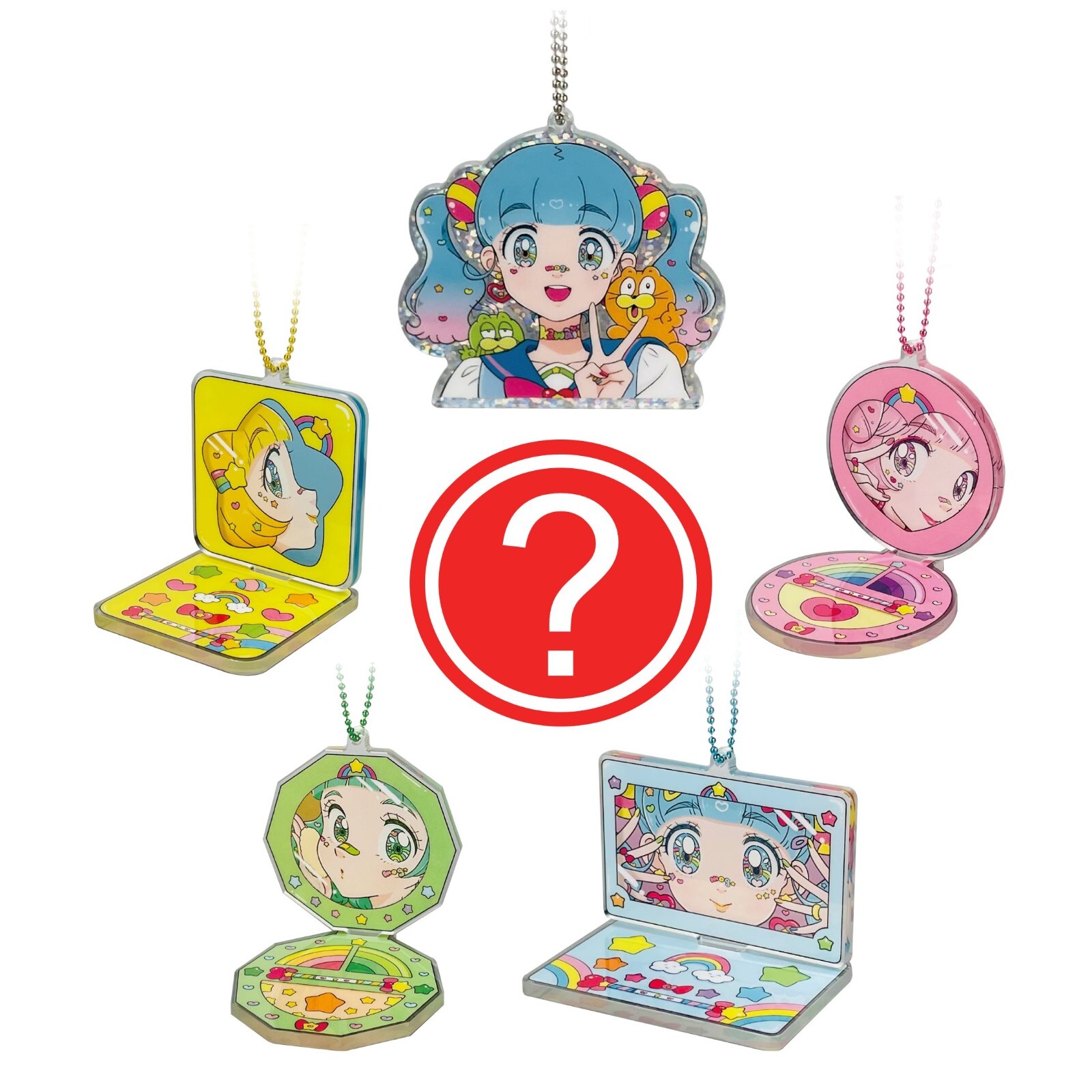 Sota Gashapon Decora Kei Japan Cute Anime Girl Acrylic Keychain 1 Random Figure
