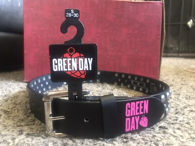 Vintage *still with tags* 2004 Green Day Studded Belt *Bulk Prices