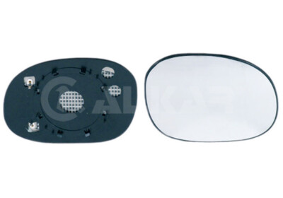 Alkar 6432283 mirror glass, outside mirror for Citroen, Peugeot