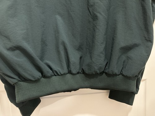 Green Bomber Jacket Men's Medium Windbreaker Flight Coat Sun Mountain - Picture 9 of 16