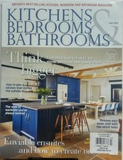 Kitchens Bedrooms & Bathrooms UK July 2017 Think Bigger Ideas FREE SHIPPING sb
