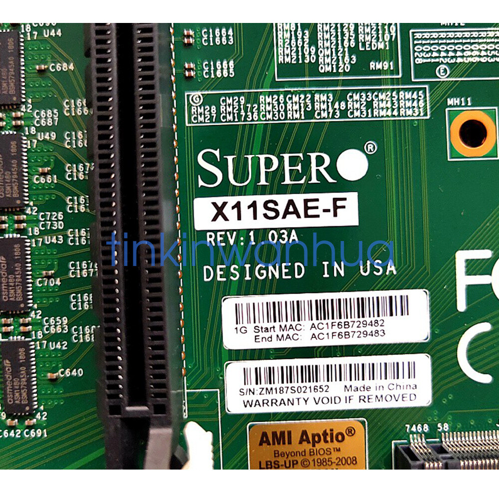 Supermicro X11SCA-F⭐︎Xeon E-2236⭐︎メモリ128GB Supermicro