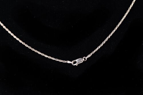 Sterling Silver .925 Garnet Marcasite VTG Cross Pendant Rope Chain Necklace 24” - Picture 4 of 6