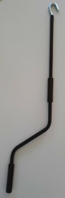 Manovella Per Tenda Da Sole - Asta Bianca Da 150 Cm, Per Apertura Manuale