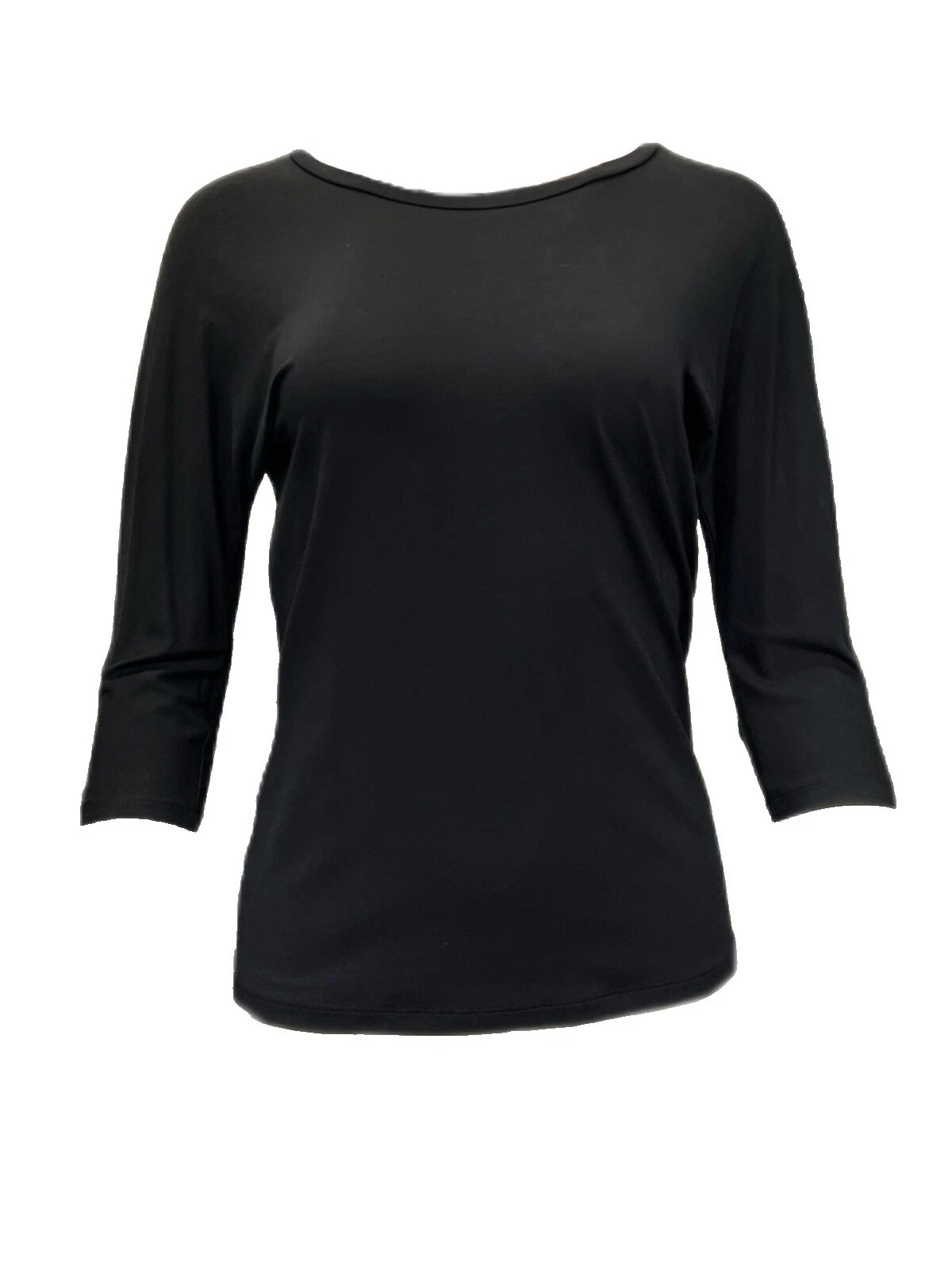 Viscose Black T-Shirt Tops for Women
