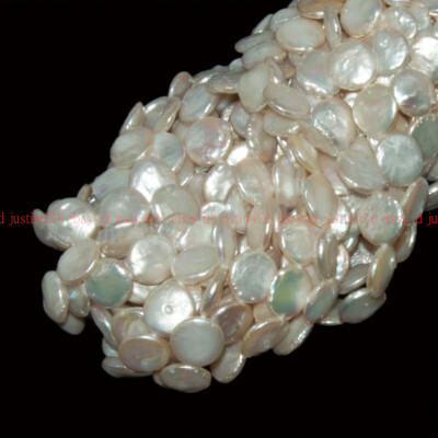 Freshwater Coin Shape White Pearls Beads At ₹ 30/gram | Freshwater Pearl Bead In Jaipur | ID - Foto 6