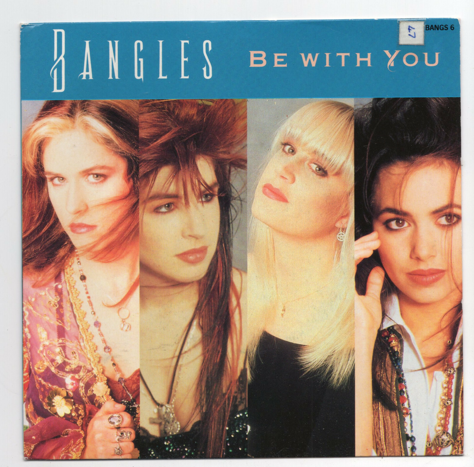 (V172) Bangles, Be With You - 1989 - 7 inch vinyl A1/B1