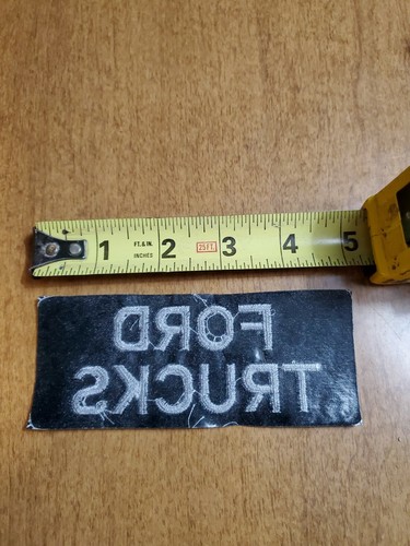 FORD TRUCK PATCH, tessuto, ferro da stiro SPEDIZIONE NAZIONALE GRATUITA p2 - Foto 3 di 3
