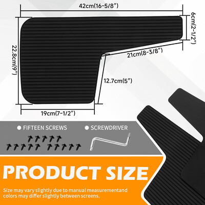 For Dodge Durango SRT RT Rally Mud Flaps Splash Guard Rubber