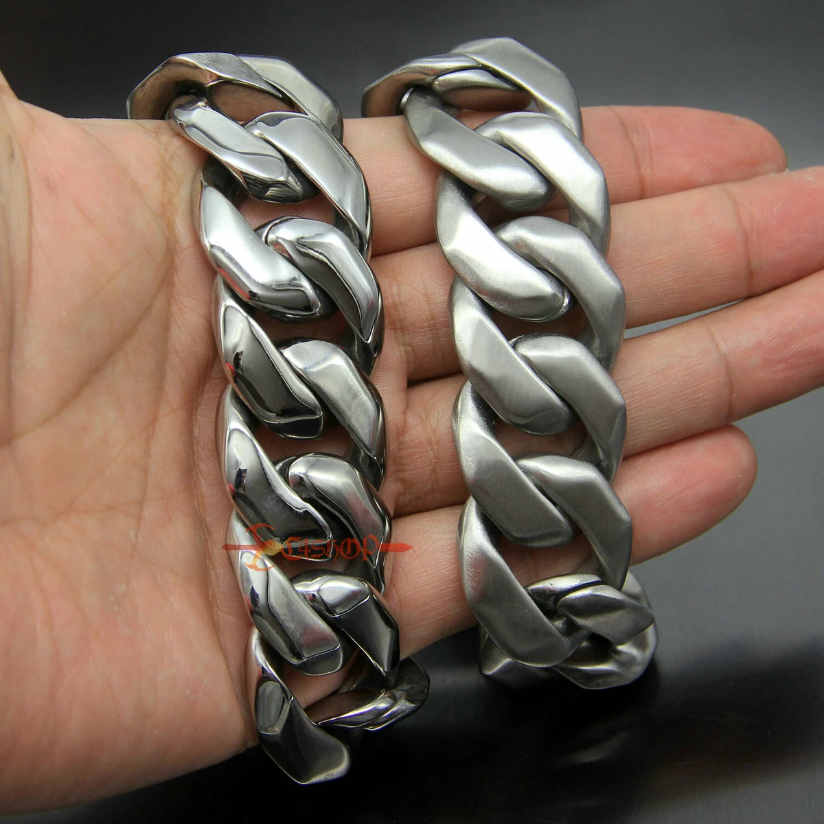 Men's big silver clearance bracelets