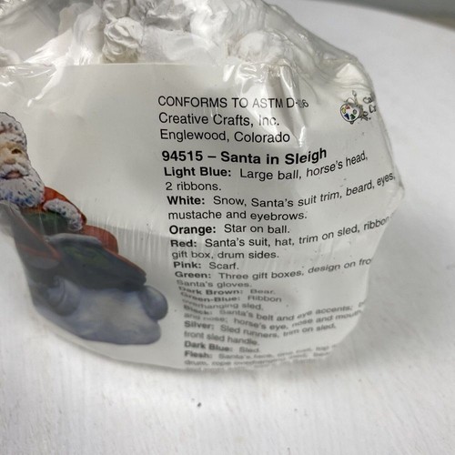 California Creations Santa In Sleigh 94515 ready to paint Collectable Christmas - Picture 12 of 12
