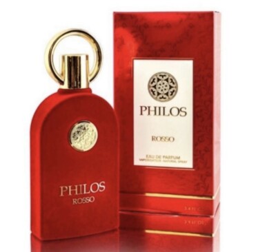 Philos Rosso Eau De Parfum por Maison Alhambra 100ml 3.4 FL OZ Perfume oriental