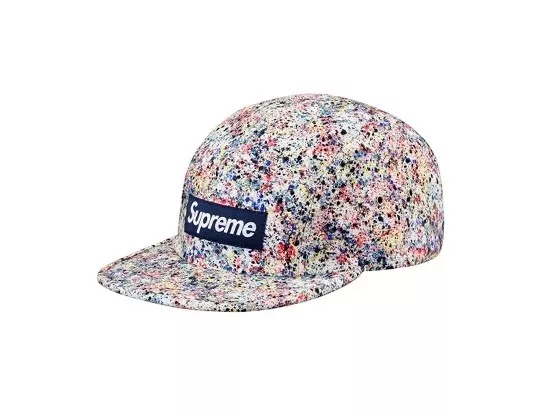 SS13 Supreme x Liberty Art Fabrics Splatter Camp Casquette chapeau vintage boîte logo rare