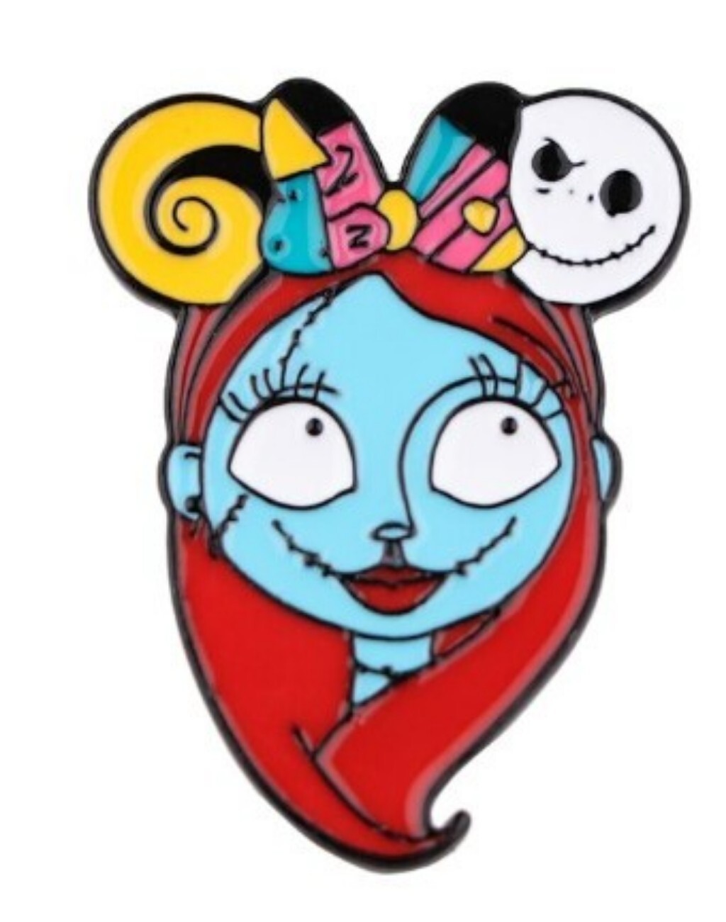 Classic Cartoon Movie Character Sally Face Metal Enamel Pin