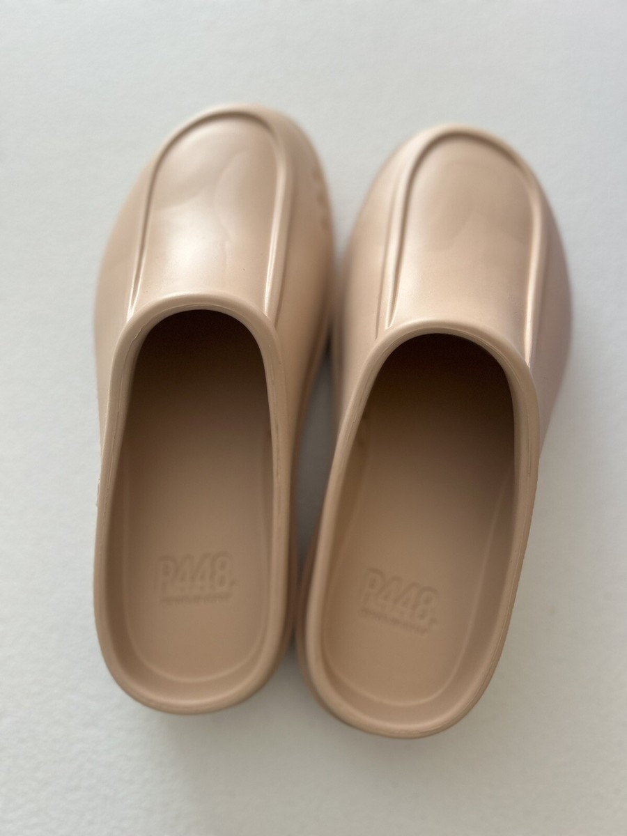 NIB P448 Flo Cipria Sandal Clog Slip On Backless Cream Beige Sz 38 39 P448 Women main image 2