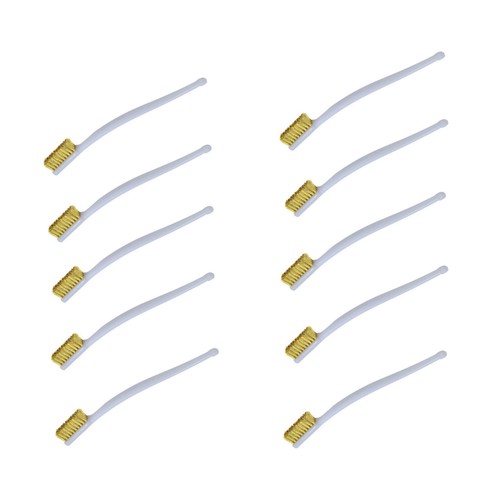 10Pcs Cleaner Tool Copper Wire Toothbrush Brush Handle Cleaning/Removal Dirt g