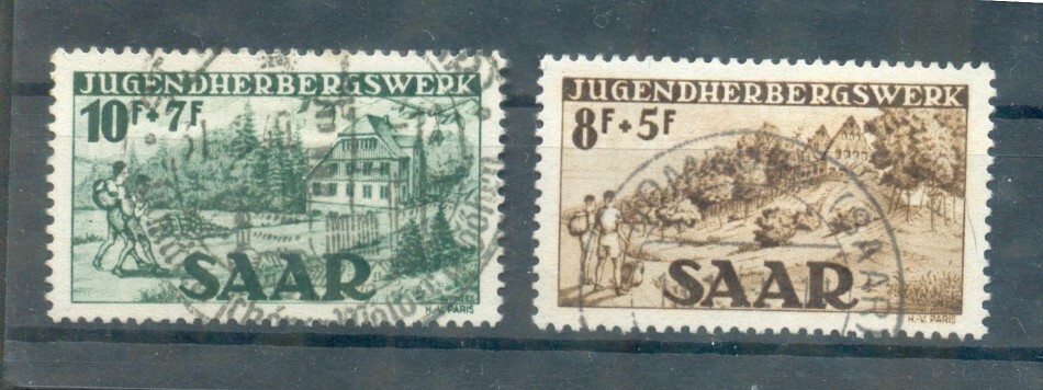 Saar 262/63 Set Used And Certified 260EUR (F1892)