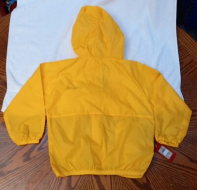 Yoho National Park Kids Yellow Rain Jacket Coat Size NWT