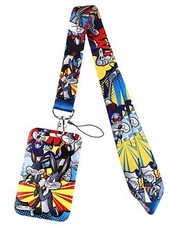 Bugs Bunny Cartoon Character Keychain Lanyard with ID Holder