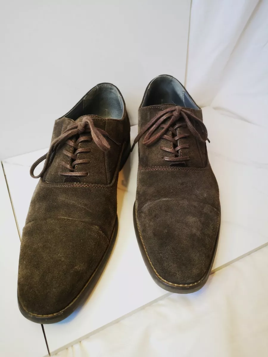 punch punch stil Calvin Klein Charcole Grey Suede Dress Shoes Oxford. Radley 34F0740 | eBay