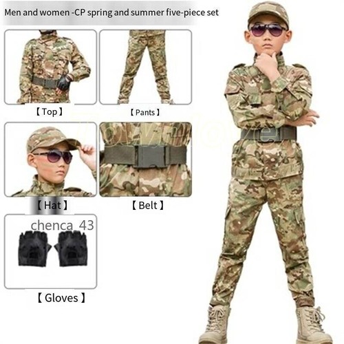 Children's Camouflage Suit Special Forces Summer Camp Military Training Uniform - Picture 18 of 32