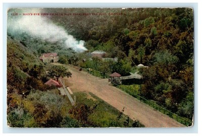 c1910s Bird's Eye View of Alum Rock Park, Near San Jose, California CA Postcard