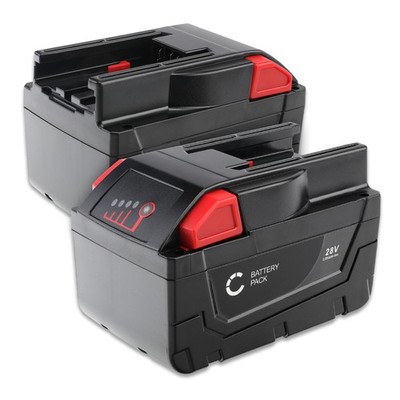 2x Akku 28V, 3Ah für Milwaukee HD28 IW HD28 AG M28 CHPX V28 JSB C12-28 DCR