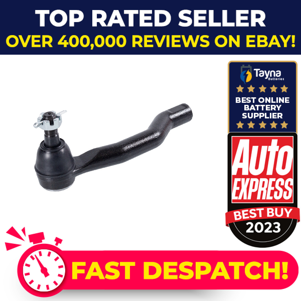 Tie / Track Rod End fits NISSAN NP300 D22, D40 2.5D Left 2008 on YD25DDTi Joint