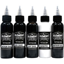 Professional Grey Wash Tattoo Ink Set