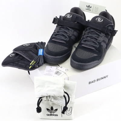 Bad Bunny x Forum GW5021 Size 12 Adidas Buckle Low Back To School Snap Damage