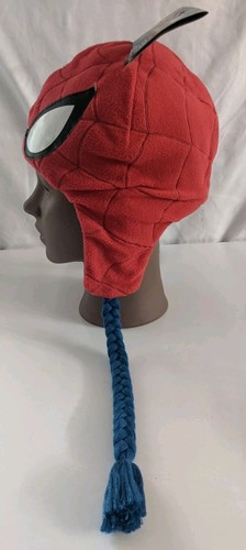 Kids Marvel Ultimate Spider-Man Laplander Hat NWT 2013 Costumes USA - Picture 2 of 8