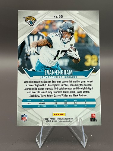 EVAN ENGRAM Sparkle-Glitter #55 Jaguars 2024 Phoenix International RARE - Picture 2 of 5