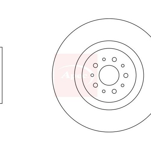 APEC Brake Disc DSK2458