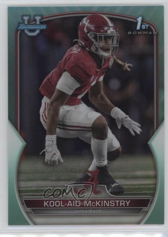 2022 Bowman U Chrome Aqua Refractor 141/299 Kool-Aid McKinstry #14 18ef