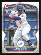 2023 Bowman Prospects #BP142 Yunior Garcia