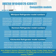 W10408179 2304757 2205762 Refrigerator Water Inlet Valve for Whirlpool, Kenmo...
