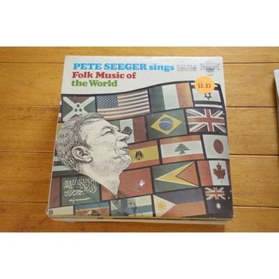 PETE SEEGER ''FOLK MUSIC OF THE WORLD'' LP [NEW SEALED] 12'' VINYL RECORD