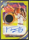 2025-26 Bowman Best U Tre Donaldson Game Graphs Yellow Patch Auto /75 Miami